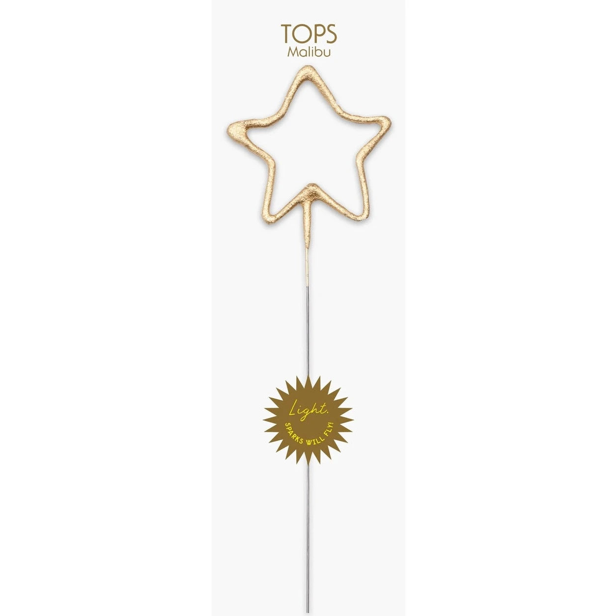 Gold Star Sparkler Wand