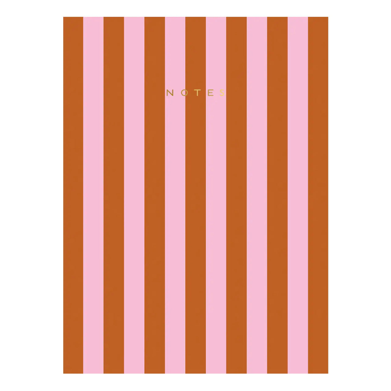 Stripe 6" x 8" Lined Notebook - Multiple Colors