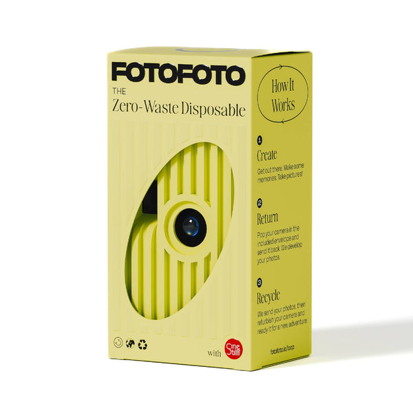 Sustainable Disposable Camera - Yuzu