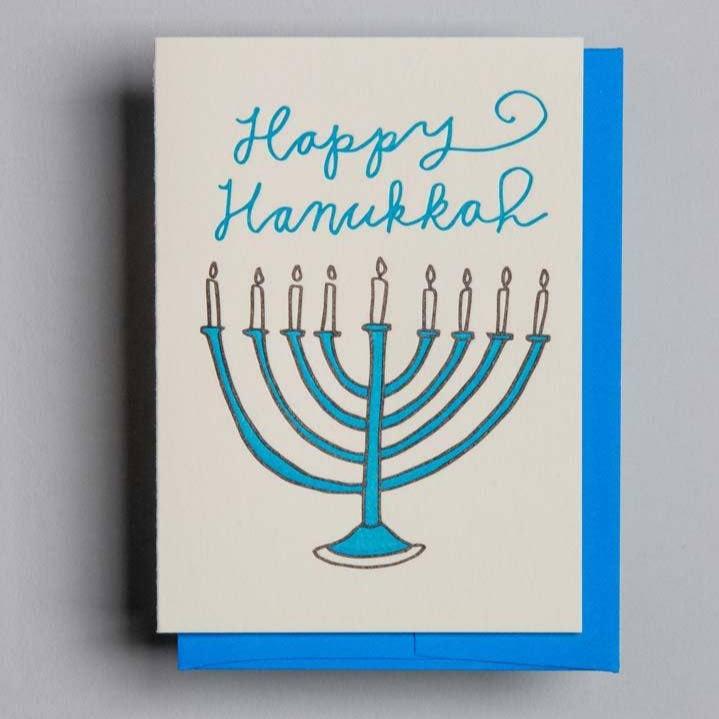 Happy Hannukah Menorah