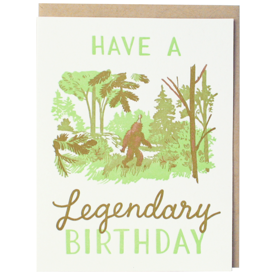 Legendary Sasquatch Birthday