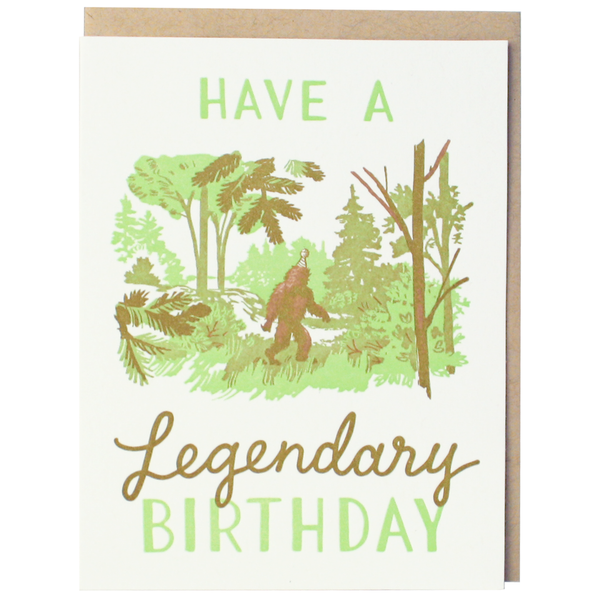Legendary Sasquatch Birthday