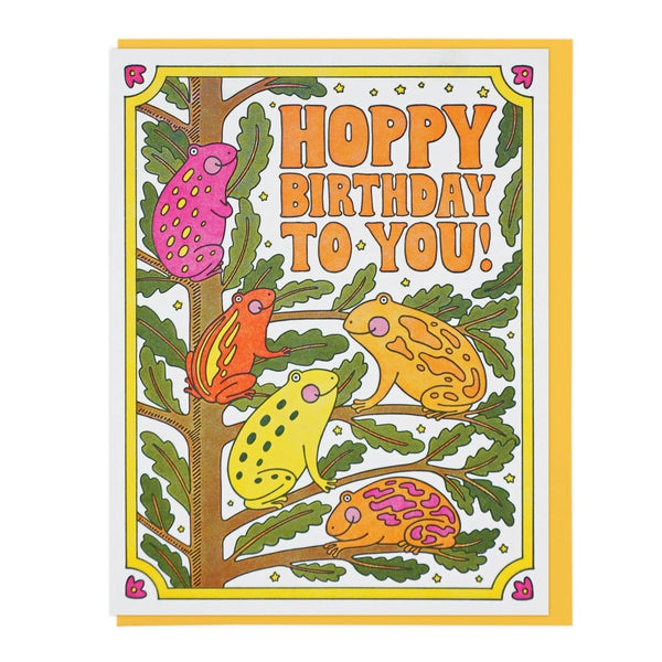 Hoppy Birthday Frogs