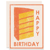 Yellow Cake Happy Birthday