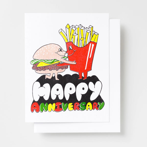 Happy Anniversary Burger Fries