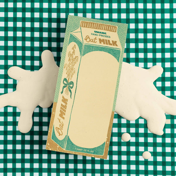 Oat Milk Risograph Notepad