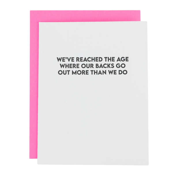 Reached the Age Backs