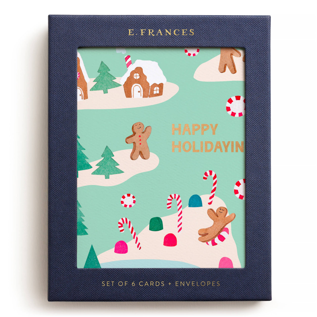 Gingerbread Village Boxed Card Set