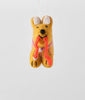 Ginger Dog Hanging Felt Ornament