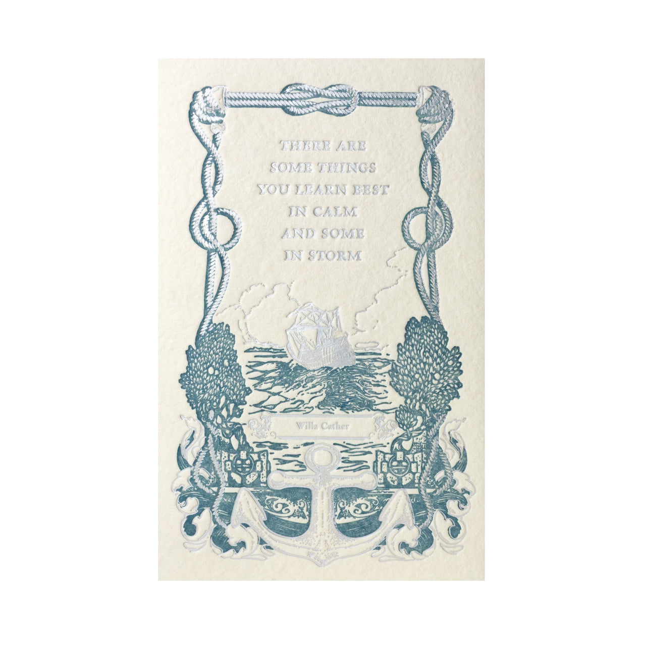 Willa Cather Quote Foil