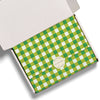 Green Gingham Tissue Paper