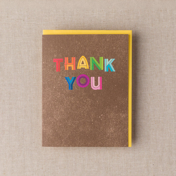 Rainbow Letters Thank You