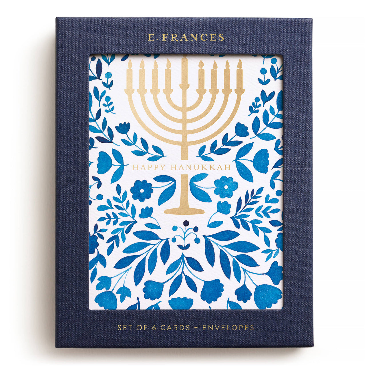 Floral Menorah Boxed Card Set