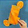 Orange Juice Risograph Notepad