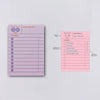 Habit Checklist Sticky Notes