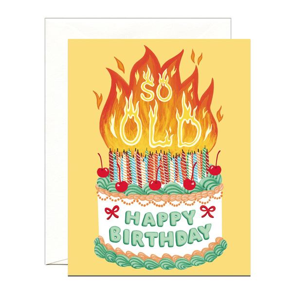 Candles on Fire Birthday