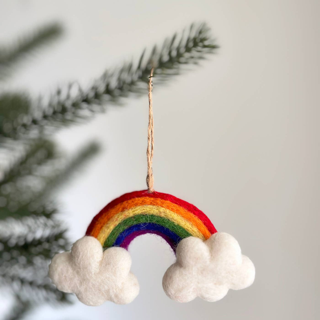 Felt Rainbow Ornament