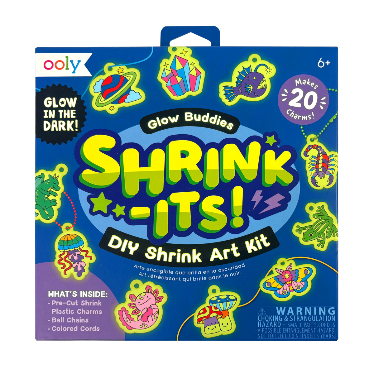 Shrink-Its! DIY Glow Buddies Shrink Art Kit