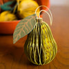 Pear Honeycomb Ornament