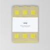 Oat & Yellow Squares Tea Towel