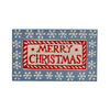 Merry Christmas Red and Blue Set of Six