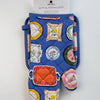 Dinner Plates Cotton Oven Mitt + Pot Holder Set