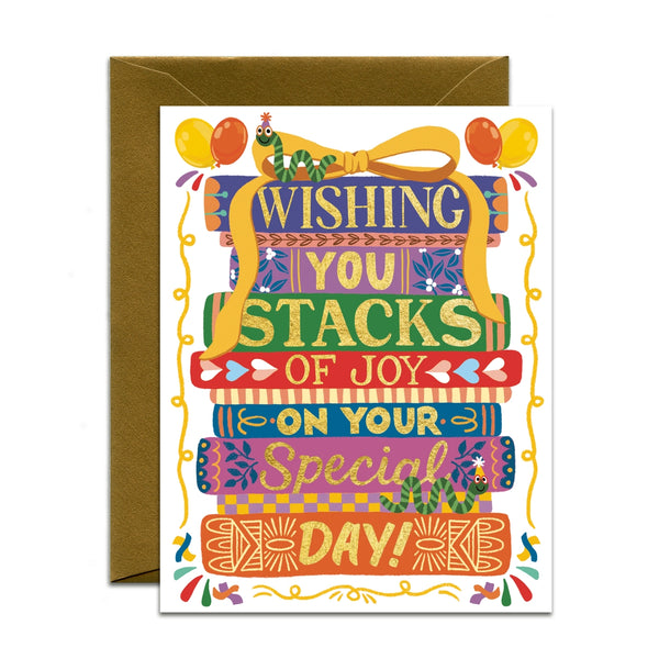 Stacks of Joy Birthday