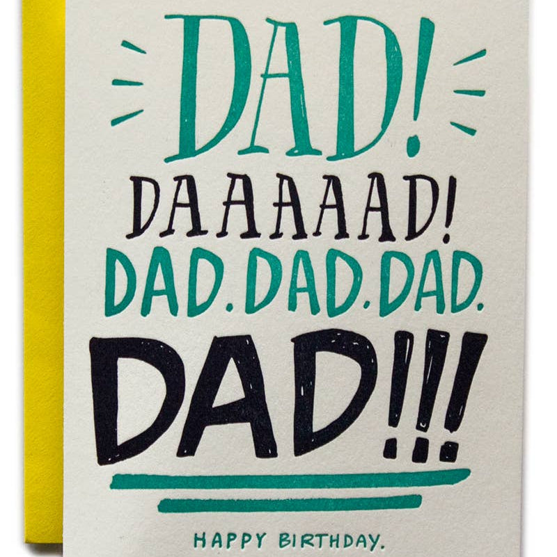 Dad Yelling Birthday