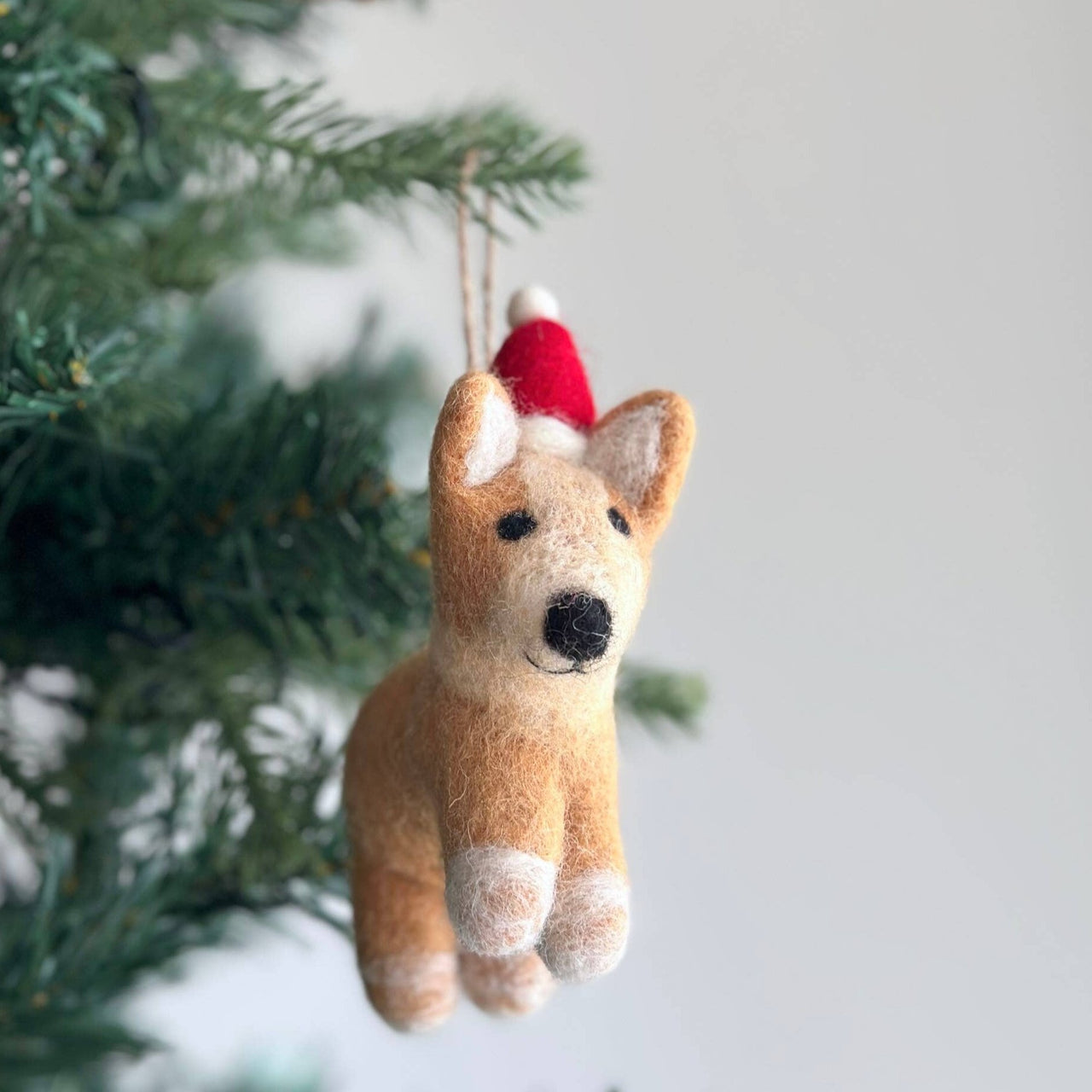 Felt Corgi Ornament