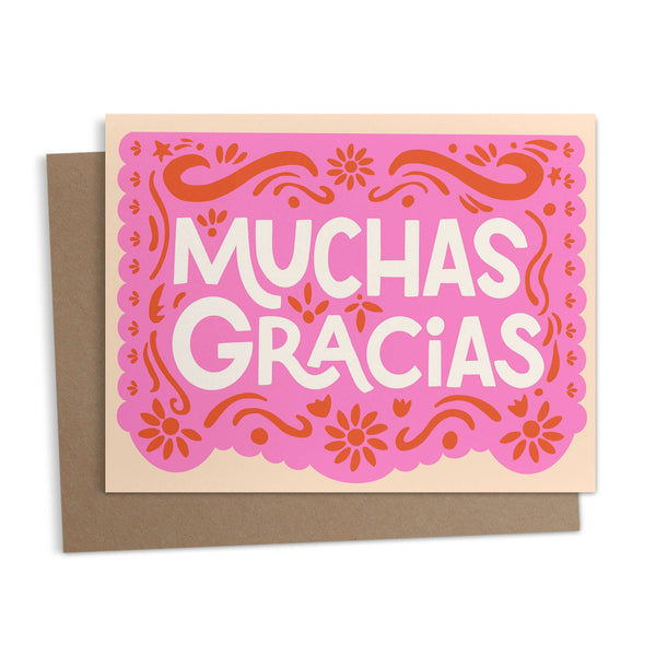 Muchas Gracias Papel Picado