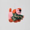Flip Dog Hanging Felt Ornament
