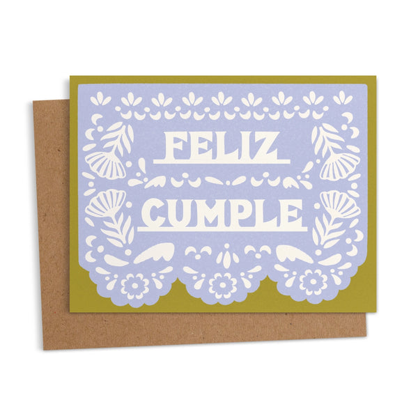 Feliz Cumple Papel Picado