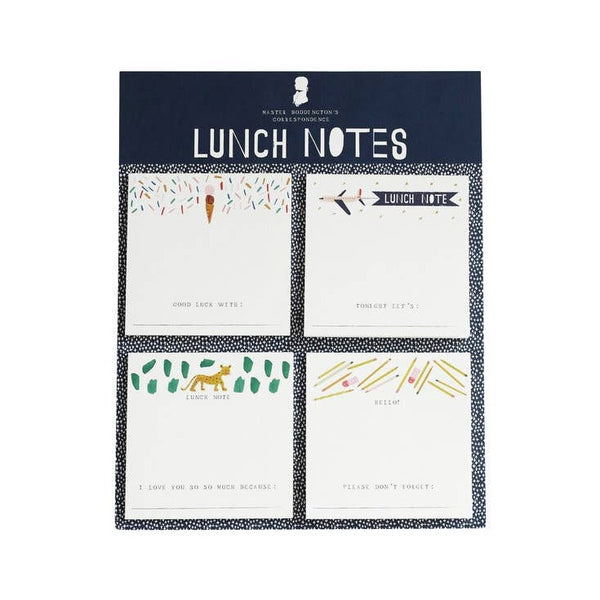 Lunch Notes - Set of 4 Notepads