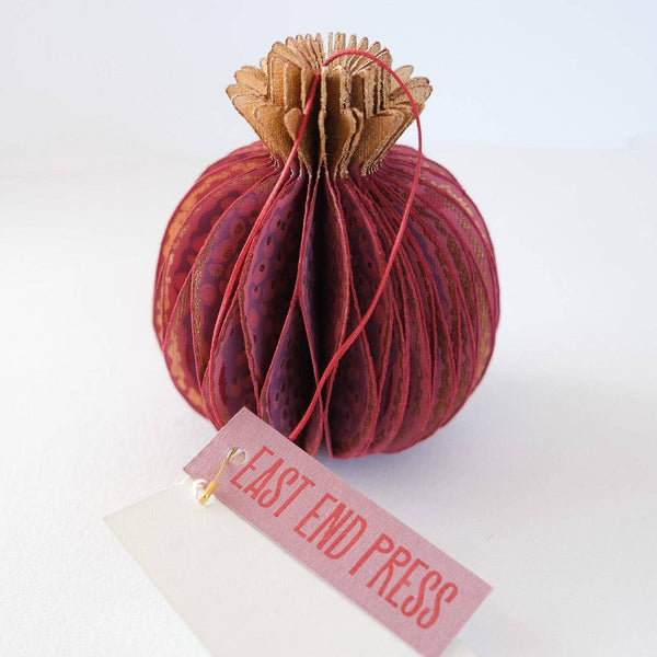 Pomegranate Honeycomb Ornament