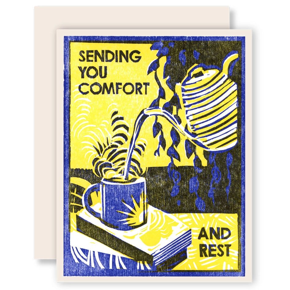 Sending Comfort Tea & Book