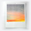 2027 Sunsets Risograph Wall Calendar