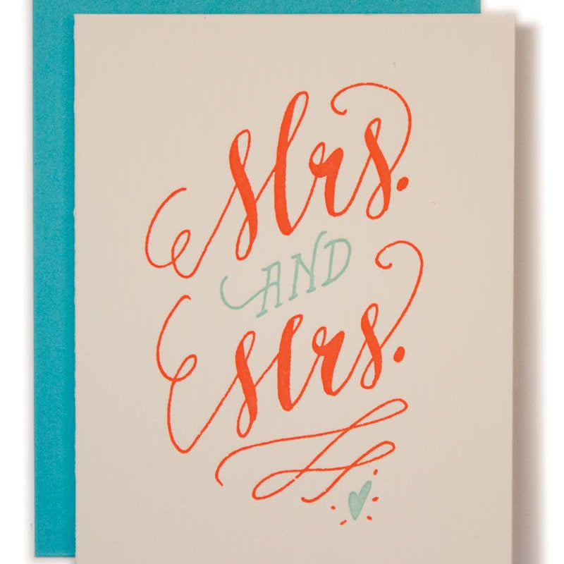 Mrs. And Mrs Wedding