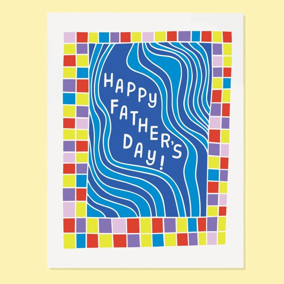 Wavy Dad Card