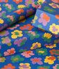 Flower Burst Blue Gift Wrap