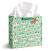 Mint Gingerbread Village Large Gift Bag