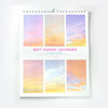 2027 Sunsets Risograph Wall Calendar