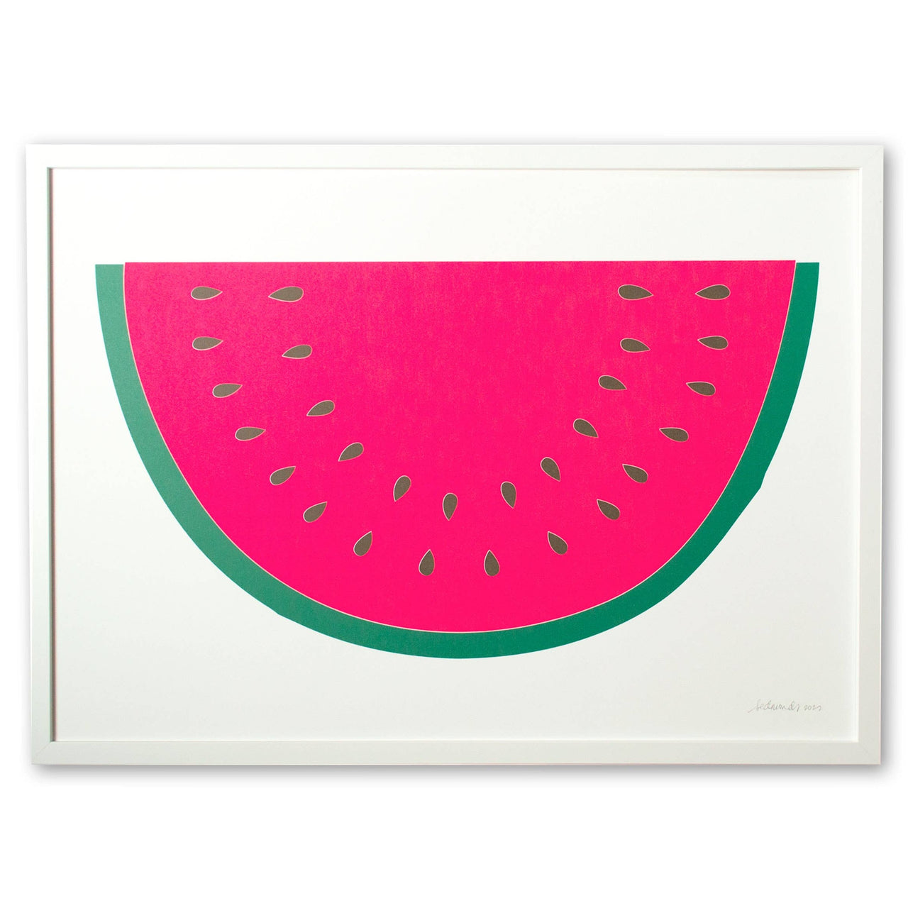 Neon Watermelon Screen Print