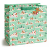 Mint Gingerbread Village Large Gift Bag