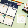 Lunch Notes - Set of 4 Notepads