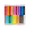 Rainbow 18 Double-Sided Watercolor Pencils