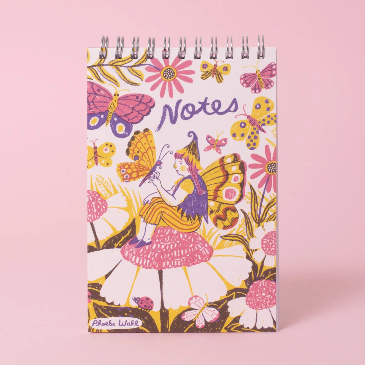 Fairy Garden Spiral Notebook
