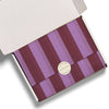Eggplant and Lilac Stripes Tissue Paper