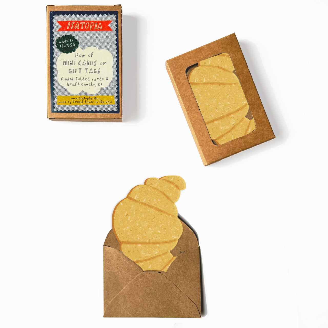 Croissant Mini Card Set
