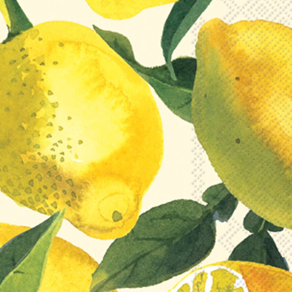 Lemons Cocktail Napkins