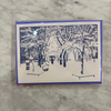 Plaza in Winter Cards by Pete McCraken